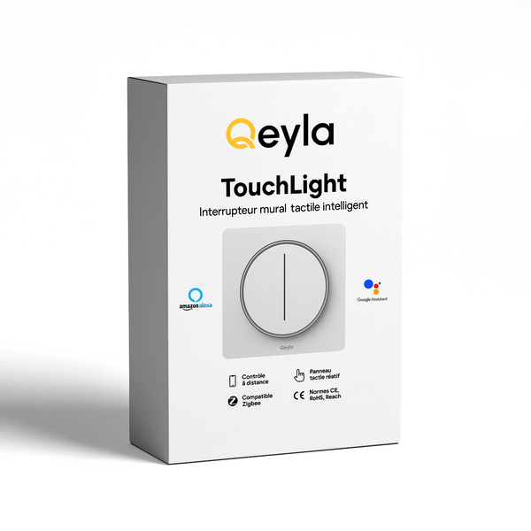 Qeyla TouchLight – Interrupteur tactile intelligent Zigbee